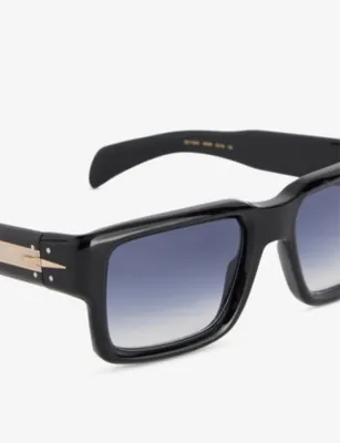 EYEWEAR BY DAVID BECKHAM DB7159/S Rectangular-Frame Acetate Sunglasses detail 2