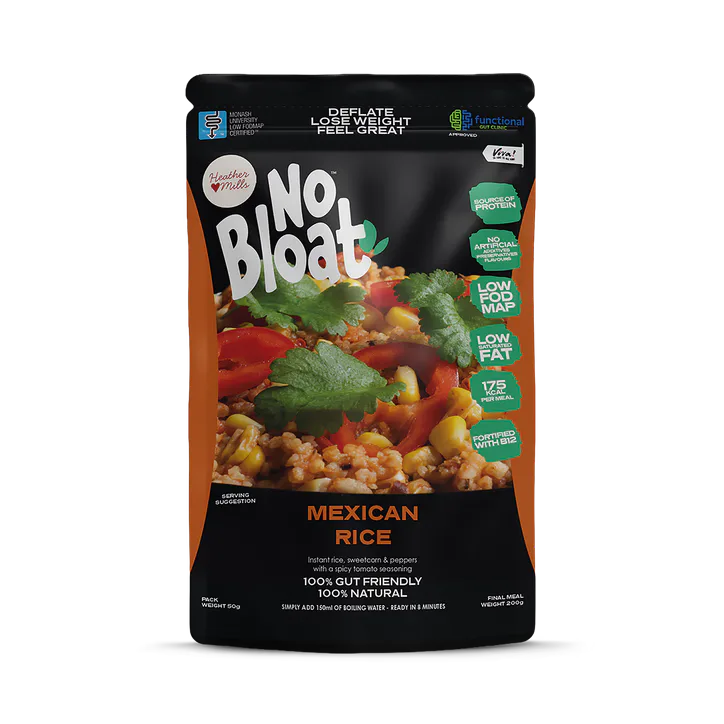 NO BLOAT Mexican Rice 4 x 50g Pouches