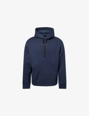 ON Focus Tech Relaxed-Fit Cotton-Jersey Hoody