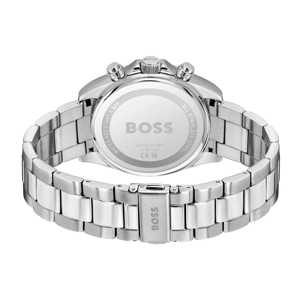 BOSS Hero 2.0 44mm Stainless Steel Chronograph Mens Watch in Blue, additional product view 3