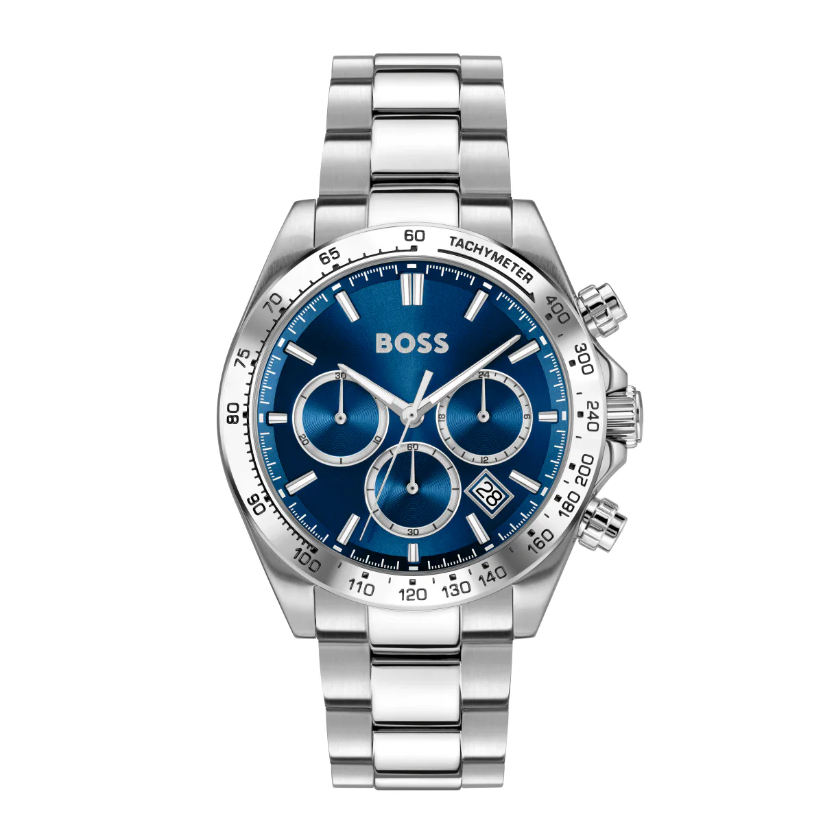 BOSS Hero 2.0 44mm Stainless Steel Chronograph Mens Watch