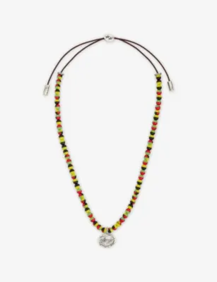TWOJEYS Multicolor Roller Superstar Sterling Silver-Plated Brass Necklace
