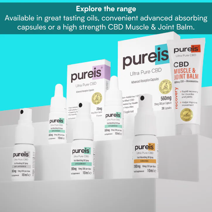 Pureis Ultra Pure CBD Fast Absorbing Oil 560ml Unflavoured Flavoured Spray, additional product view 3