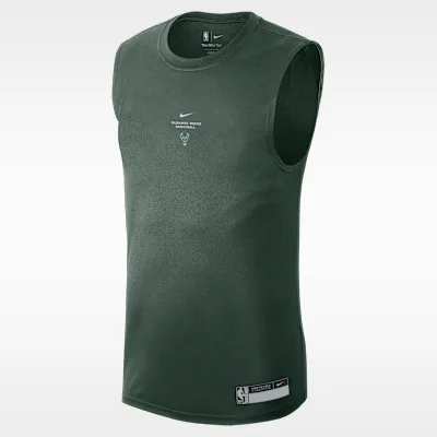 Nike Milwaukee Bucks Men's Sleeveless T-Shirt - Fir