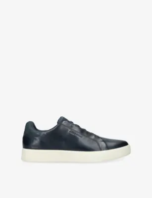 COLE HAAN GrandPrø Luxe Slip-On Leather Trainers - EUR 44.5 / 10.5 UK MEN in BLUE/DARK – Mens | Trainers | Slip on trainers