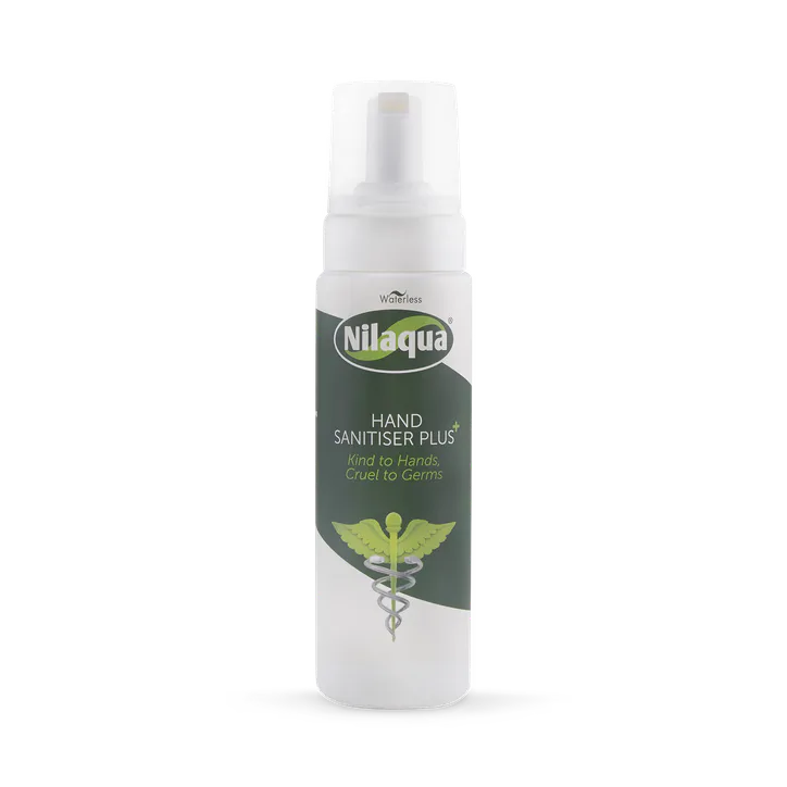 Nilaqua Alcohol Free, 6 hour Protection Foaming Hand Sanitiser 200ml