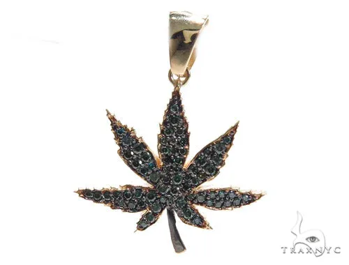 RINA - SUNNY 2 Maple Leaf Diamond Pendant 41059 in Rose Gold – Pendant