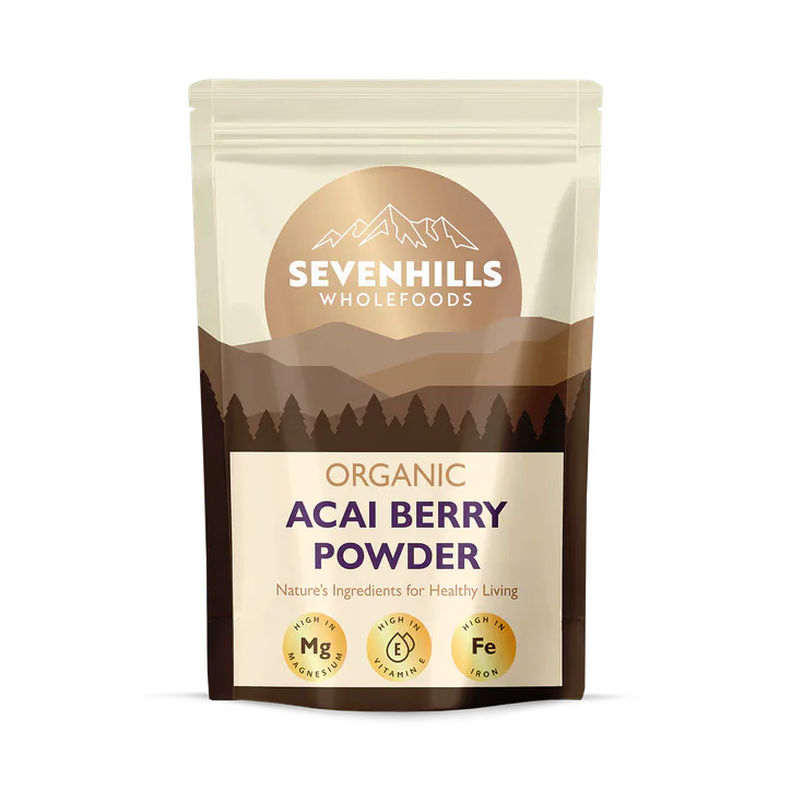 Sevenhills Wholefoods Organic Acai Berry Powder 200g – Vitamins & Supplements > Supplements > Plant Sourced Supplements > Acai
