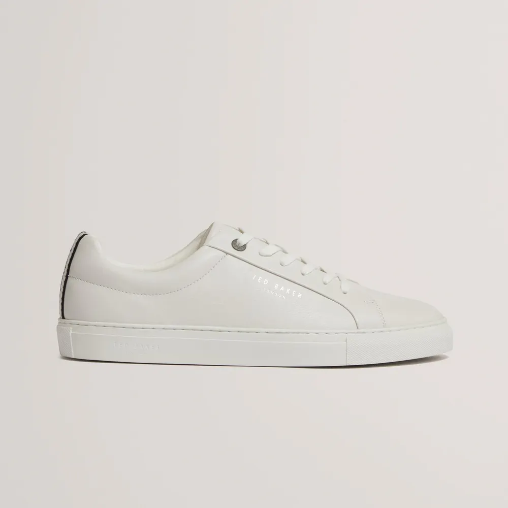 Ted Baker Ted Baker Webbing Trainer in White – Footwear