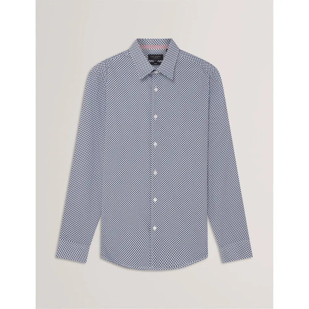 Ted Baker Men's Long Sleeve Patterned Shirt