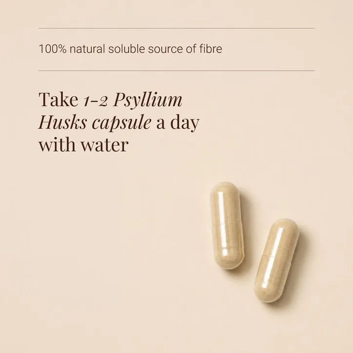 KIKI HEALTH Organic Psyllium Husks - 120 Vegicaps detail 3