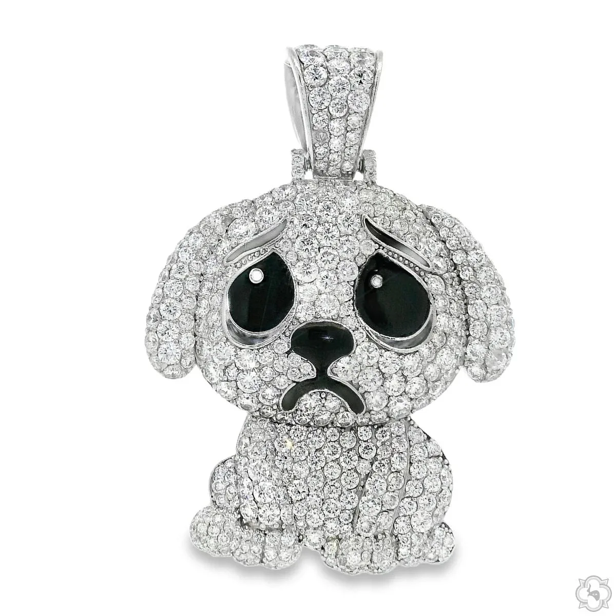 RINA - For Him CUSTOM CVD Puppy Iced pendant 70692 in Rose Gold – Pendant