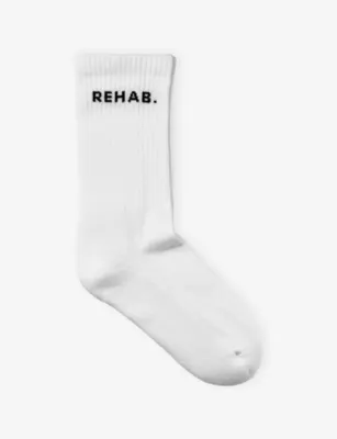 REHAB Crew Cotton-Blend Socks in Socks – Mens | Underwear & socks | Socks | Invisible Socks