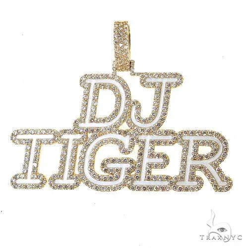 RINA - For Him CUSTOM DJ Tiger Glow In Dark Pendant 68953 in Rose Gold – Pendant