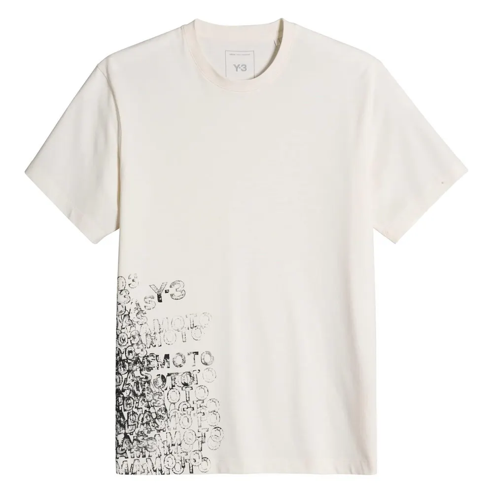 Y3 Men's GFX T-Shirt in Core White – Clothing