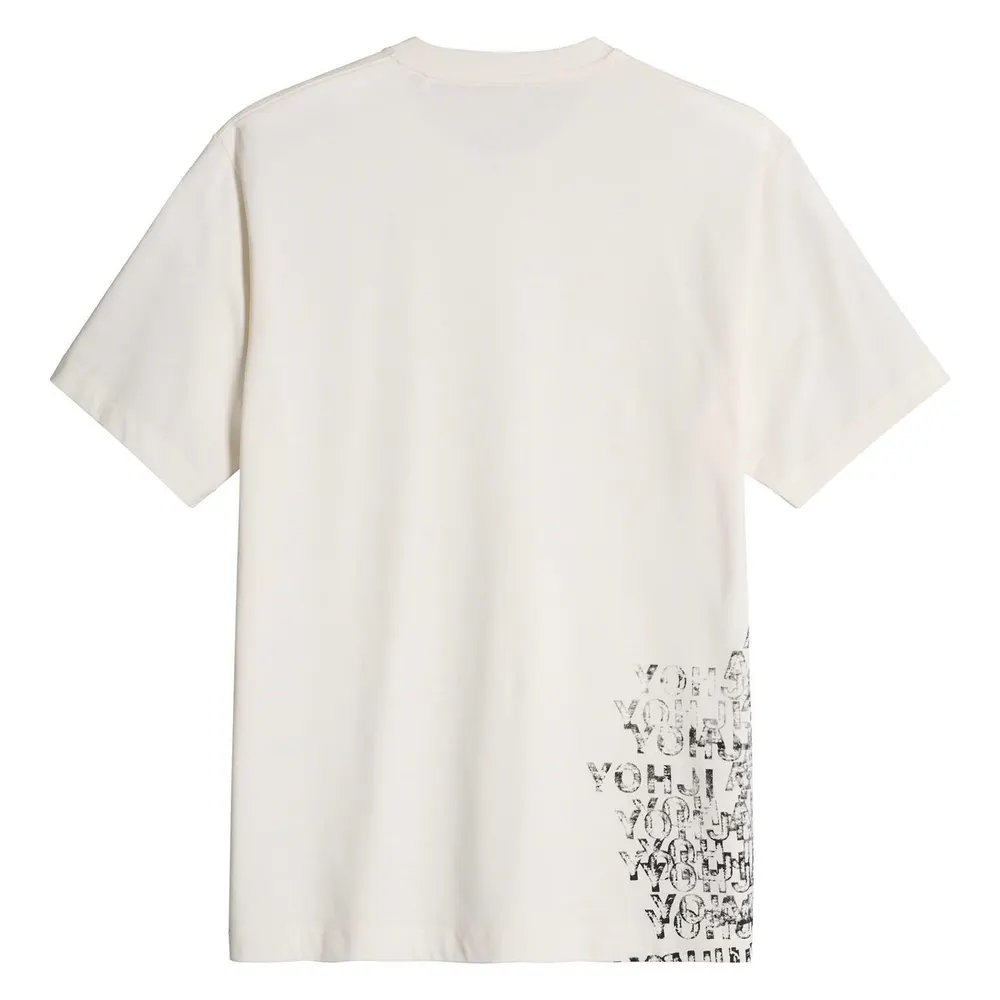 Y3 Men's GFX T-Shirt in Core White, additional product view 2