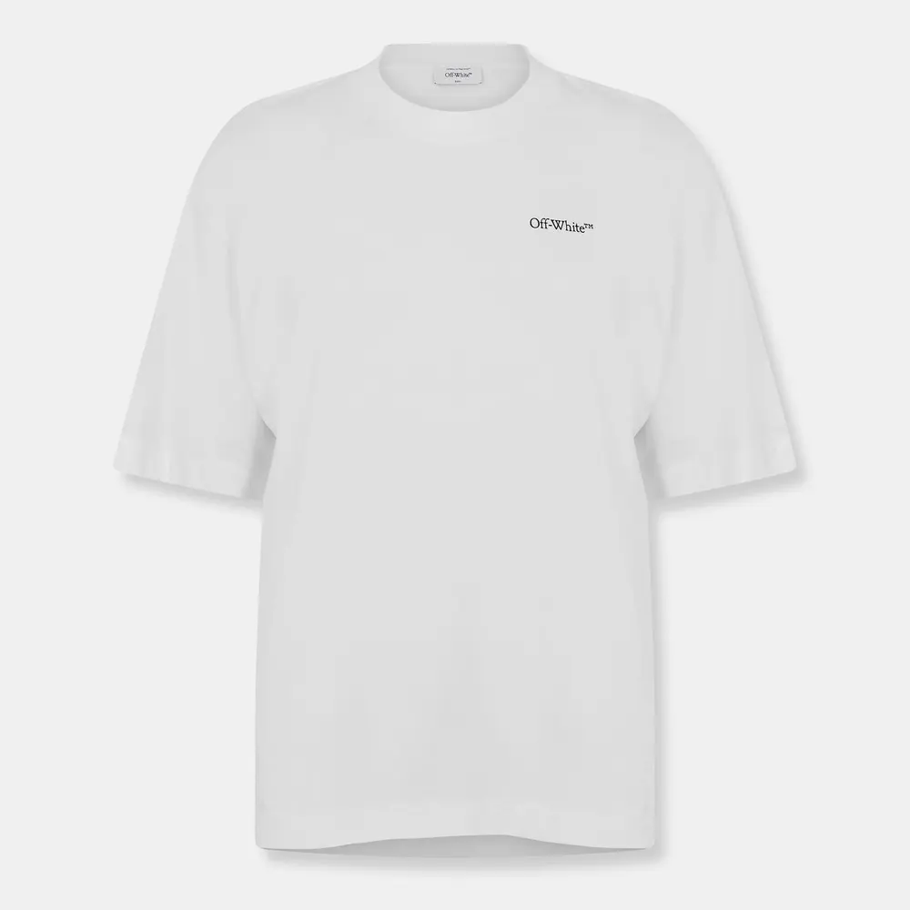 Off White Men's Scribble T-Shirt in White, additional product view 2