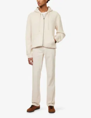 PAIGE Avon Zip-Through Cotton-Jersey Hoody detail 2