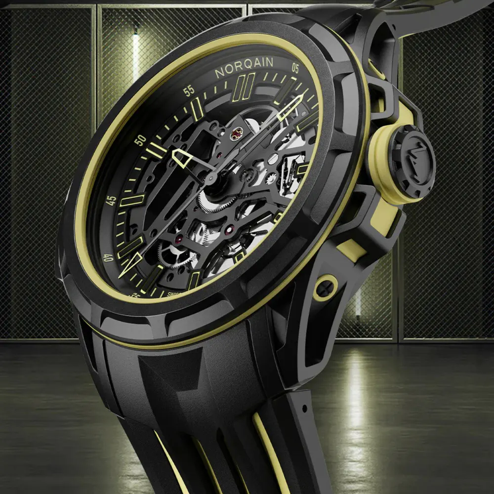 NORQAIN Wild ONE Skeleton X-Lite Limited Edition 41mm in Black, additional product view 2