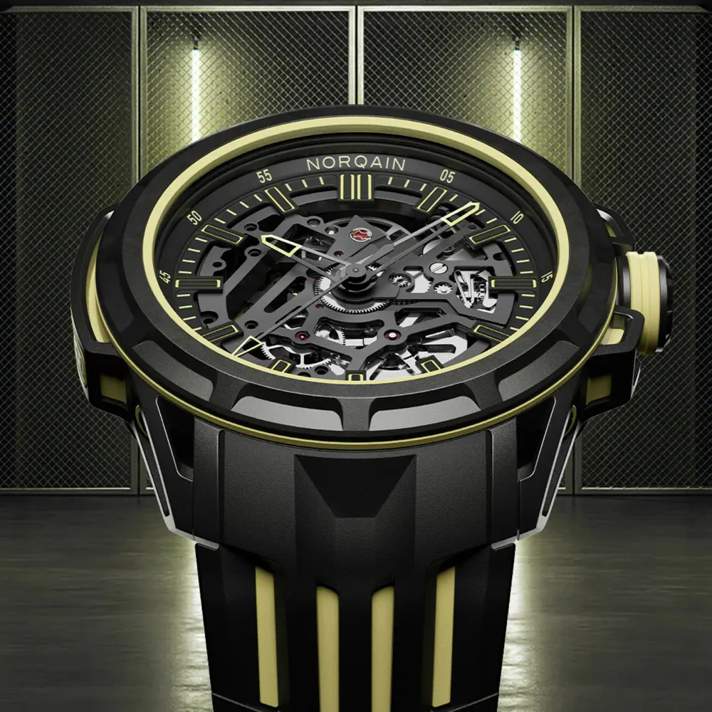 NORQAIN Wild ONE Skeleton X-Lite Limited Edition 41mm in Black, additional product view 3