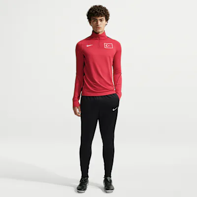Nike Turkey 2026 Strike Pant Men's Nike Dri-FIT Football Pants - Black/Sport Red/White in Black/Sport Red/White – Nike men's and unisex