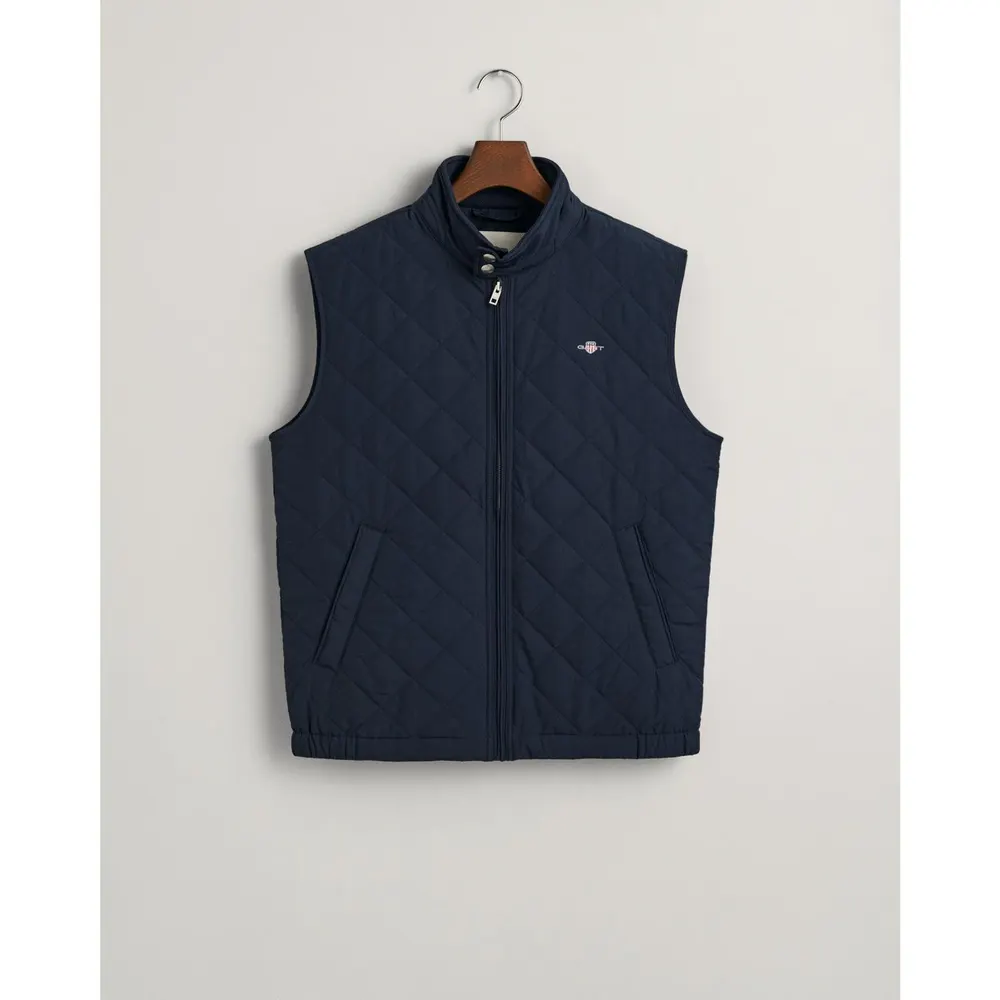 Gant Men's Quilted Water-Repellent Sleeveless Gilet