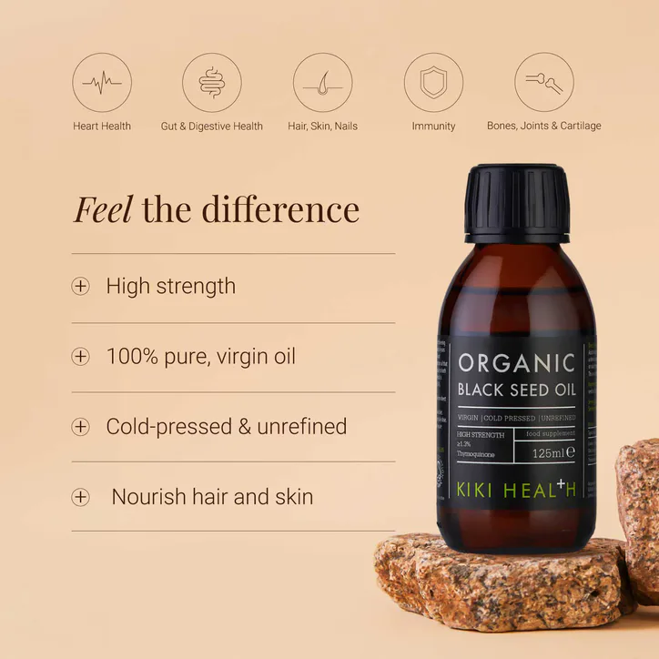 KIKI HEALTH Organic Black Seed Oil - 125ml detail 2