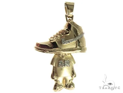 RINA - For Him CUSTOM Custom Diamond Sneaker Pendant 63909 in Rose Gold – Pendant