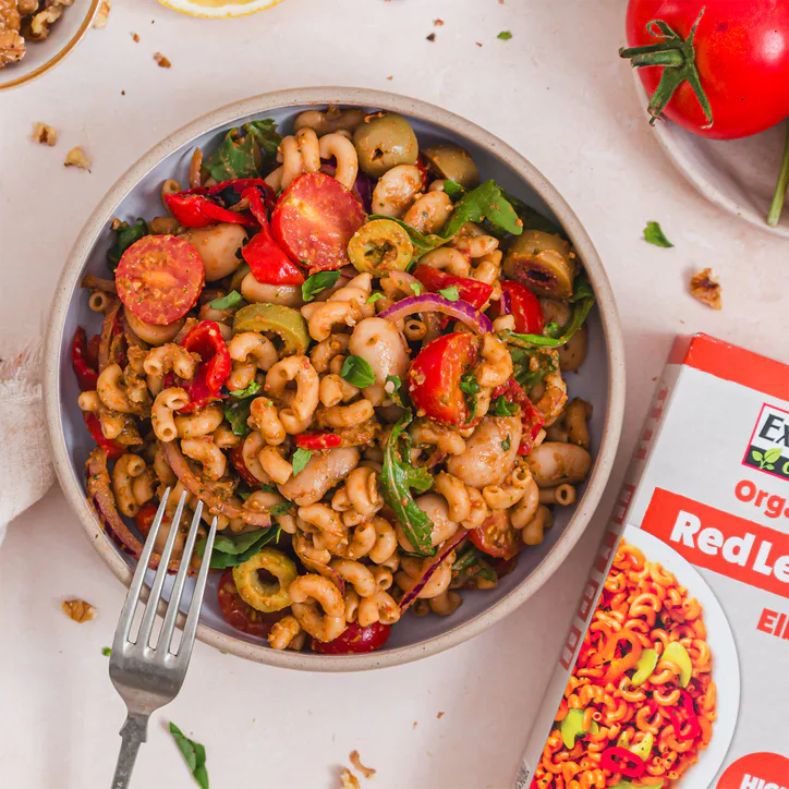 Explore Cuisine Organic Red Lentil Elbow Pasta 225g detail 3