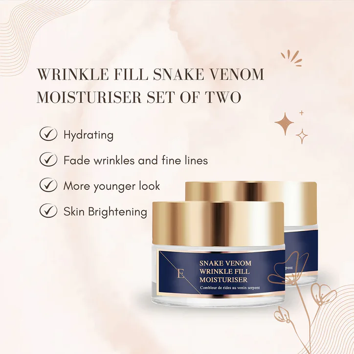 Erth Skin London 2x Wrinkle Fill Snake Venom Moisturiser 50ml detail 3