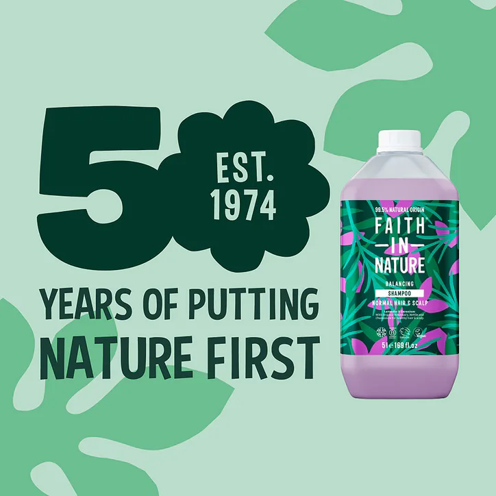 Faith in Nature Shampoo for Normal Hair Lavender & Geranium 5L, additional product view 2