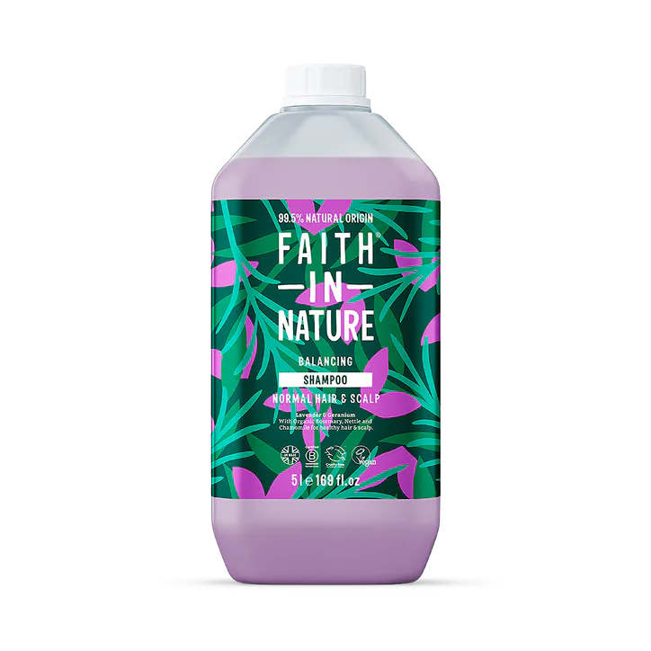 Faith in Nature Shampoo for Normal Hair Lavender & Geranium 5L