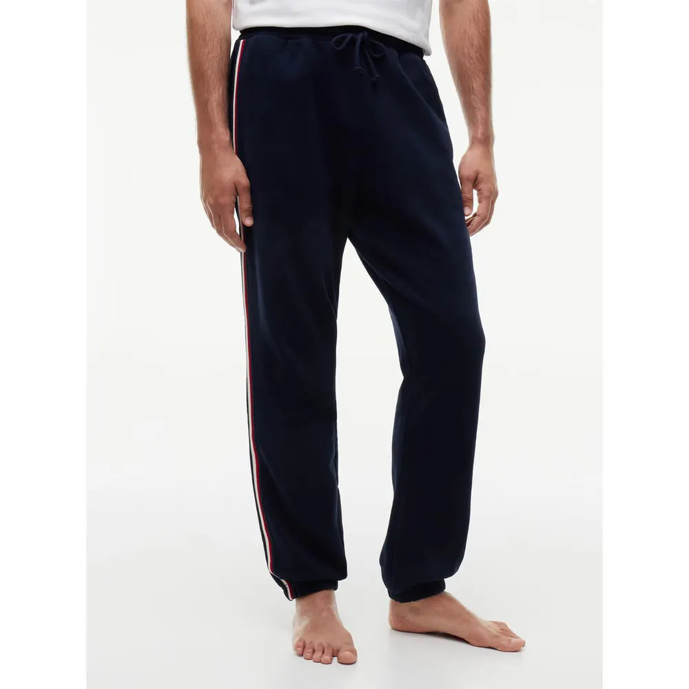 Tommy Hilfiger Men's Global Stripe Cotton Joggers detail 2