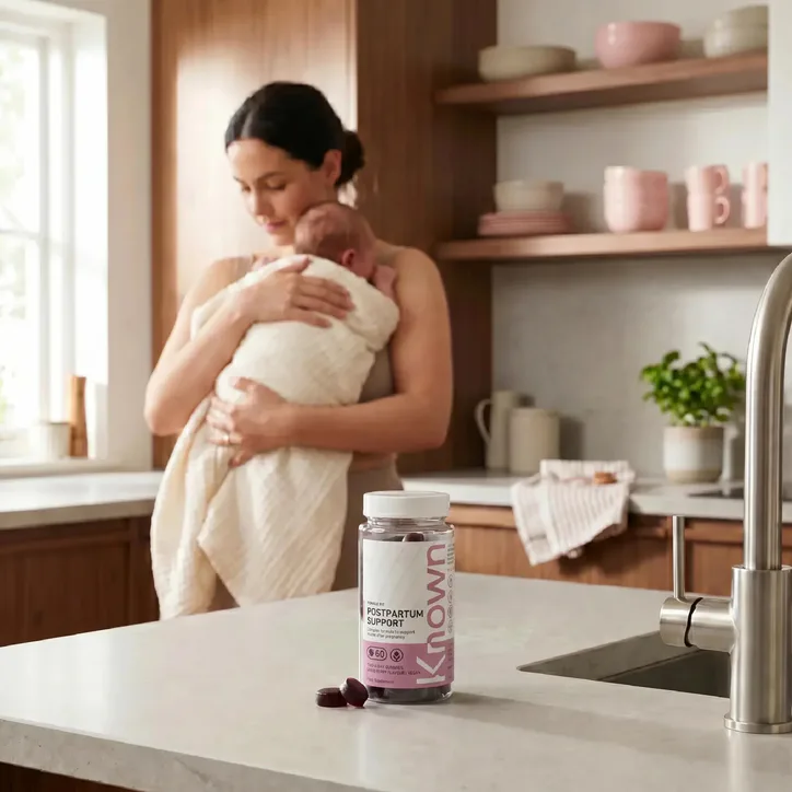 Known Nutrition Postpartum Support Vegan 60 Gummies, additional product view 3