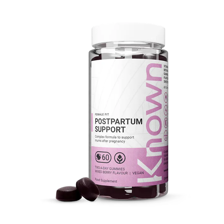 Known Nutrition Postpartum Support Vegan 60 Gummies