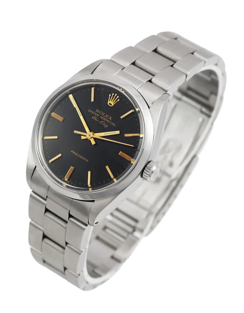 Rolex Air-King 5500 — 1989 — Vintage in Black Baton, additional product view 2