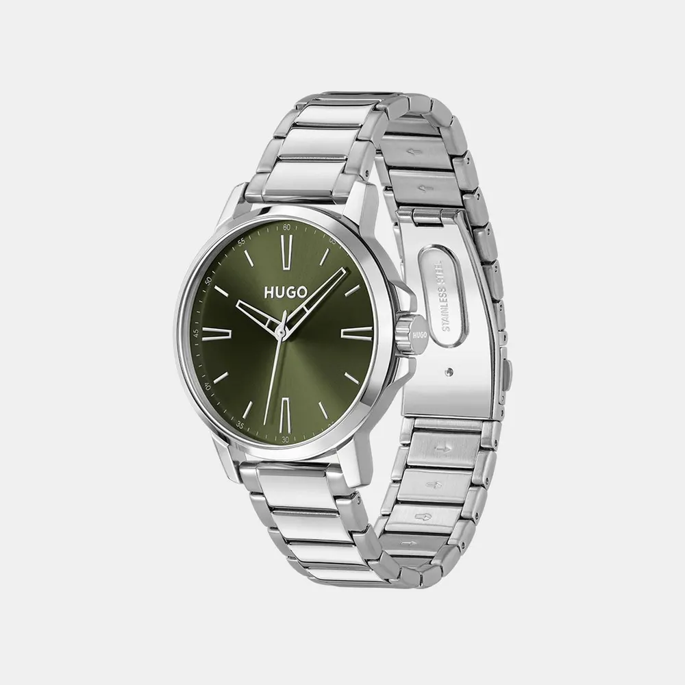 Hugo Gents HUGO #SMOOTH Stainless Steel Bracelet Watch detail 3
