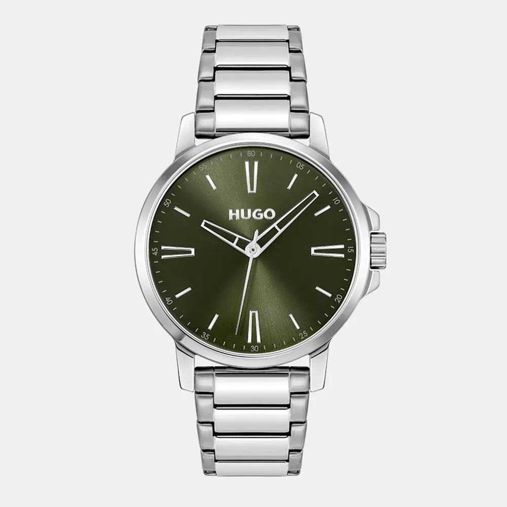 Hugo Gents HUGO #SMOOTH Stainless Steel Bracelet Watch