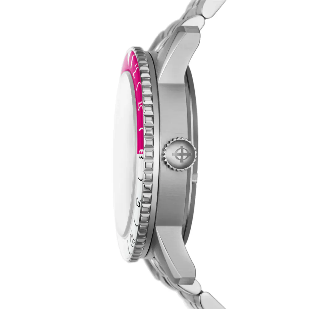 Zodiac Super Sea Wolf GMT Automatic Stainless Steel Watch detail 3