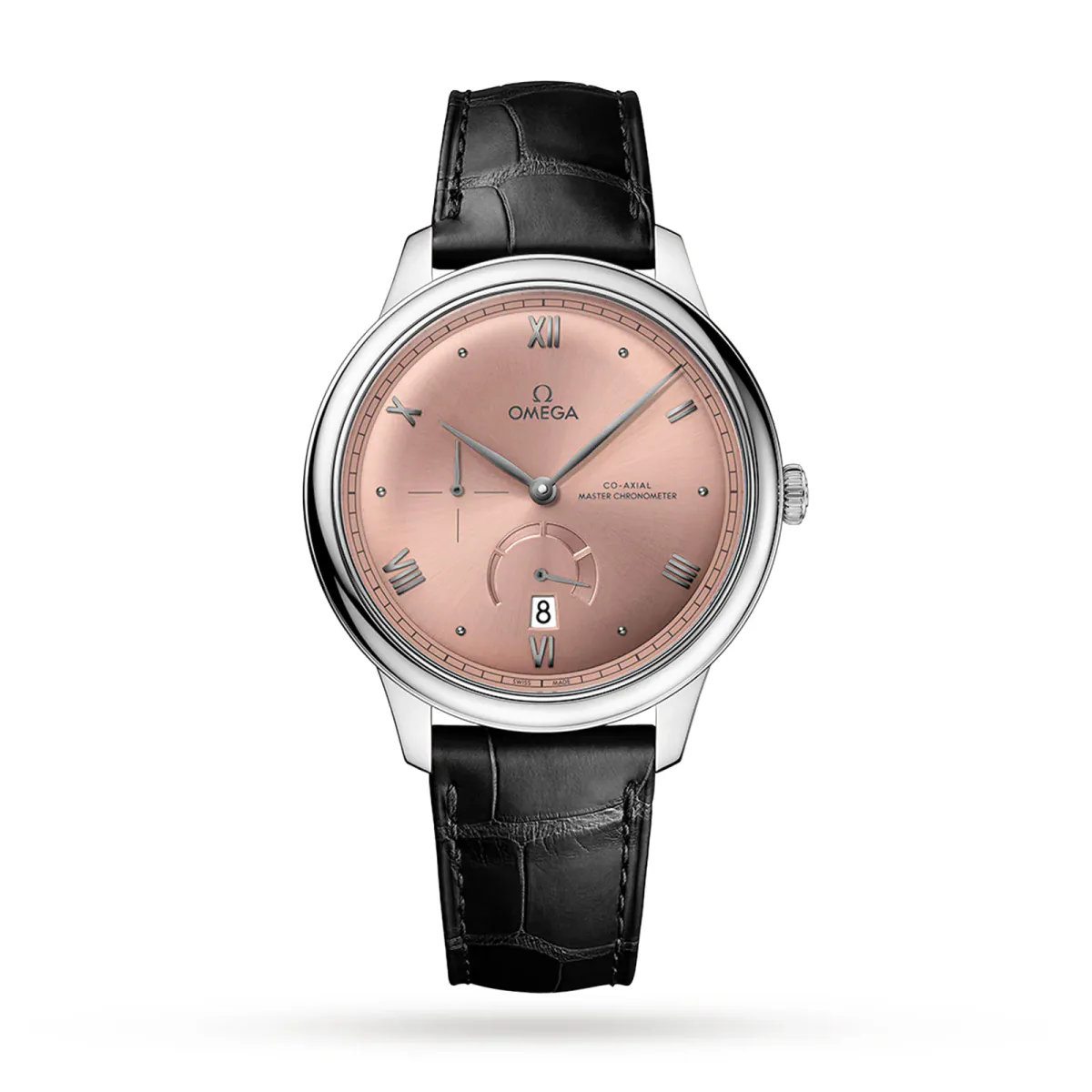 Omega De Ville Prestige Co-Axial Master Chronometer Power Reserve 41mm Mens Watch Pink