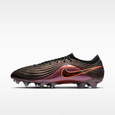 Nike Tiempo Maestro Elite LV8 Firm-Ground Low-Top Football Boots - Black/Hyper Crimson/Laser Orange