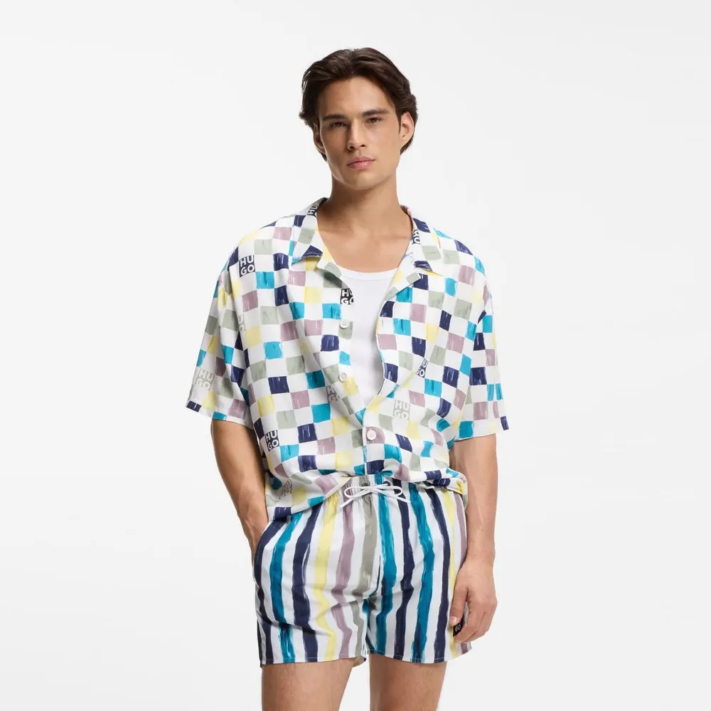 Hugo Men's Swim Shorts detail 2
