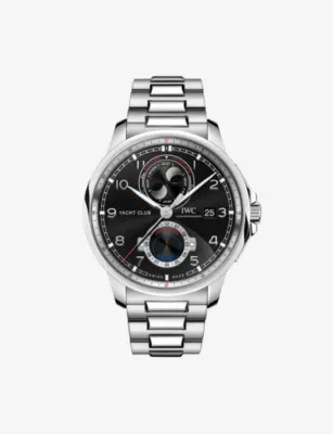 IWC Portugieser Yacht Club Moon & Tide 44.6mm Stainless Steel Automatic Watch