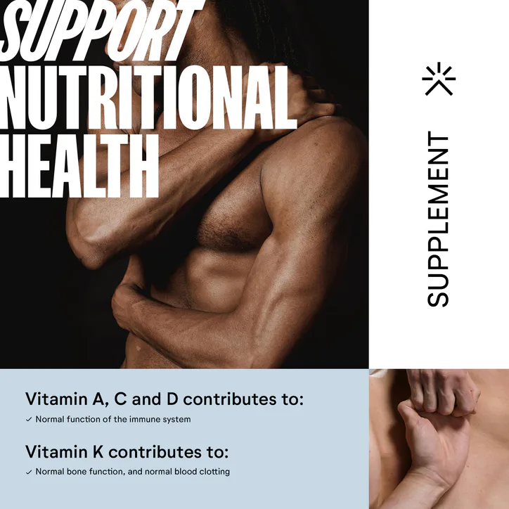 Numan Multivitamin Tablets for Adults Under 50 | 22 Vitamins & Minerals with CoQ10, Vitamin A, C, D, E, K, Magnesium & Zinc | Daily Nutritional Support for Energy & Immunity | 30 Tablets detail 2