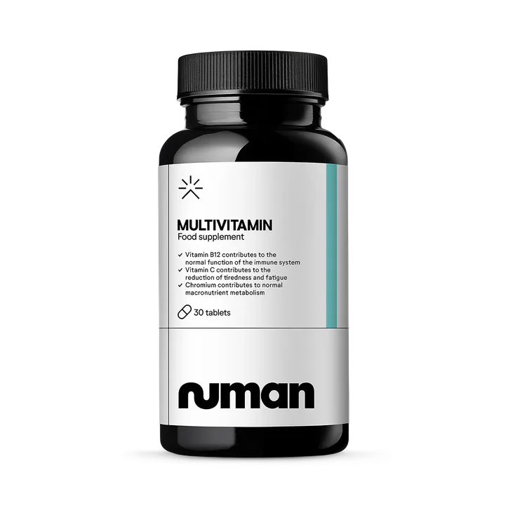 Numan Multivitamin Tablets for Adults Under 50 | 22 Vitamins & Minerals with CoQ10, Vitamin A, C, D, E, K, Magnesium & Zinc | Daily Nutritional Support for Energy & Immunity | 30 Tablets