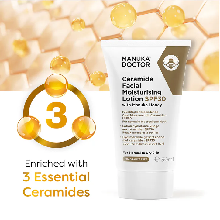 Manuka Doctor Ceramide Moisturising Lotion SPF30 50ML, additional product view 2