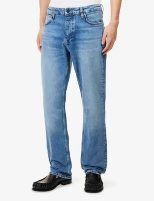 NEUW Ray Straight-Leg Stretch-Denim Jeans - 34/34 in TEMPER, additional product view 3