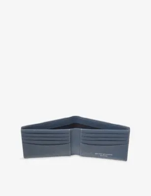 ASPINAL OF LONDON Union Jack Billfold Leather Wallet detail 3