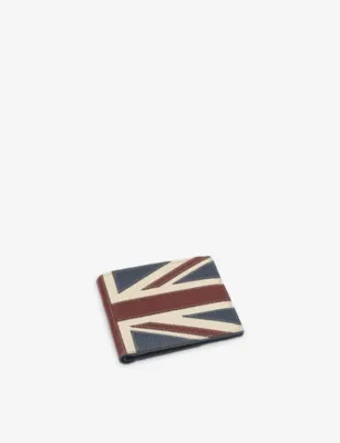 ASPINAL OF LONDON Union Jack Billfold Leather Wallet