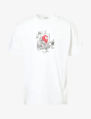 CARHARTT WIP Old Painter Graphic-Print Cotton T-Shirt
